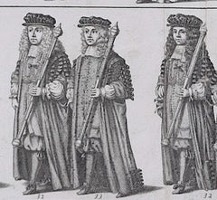 David Loggan Engraving, Habitus Acamedici in Universitate Oxoniensi