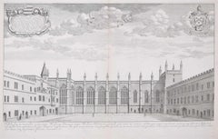 David Loggan: New College, Oxford (1674 engraving)