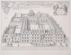 David Loggan: University College, Oxford (1674 engraving)