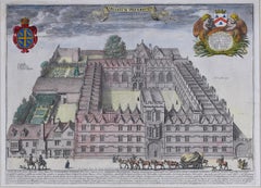 David Loggan University College Oxford Collegium Unversitatis 1675 engraving