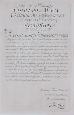 David Loggan: University of Cambridge Engraving 1690 Frontispiece and Dedication