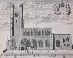 Great St Mary's, University of Cambridge David Loggan 1690 engraving