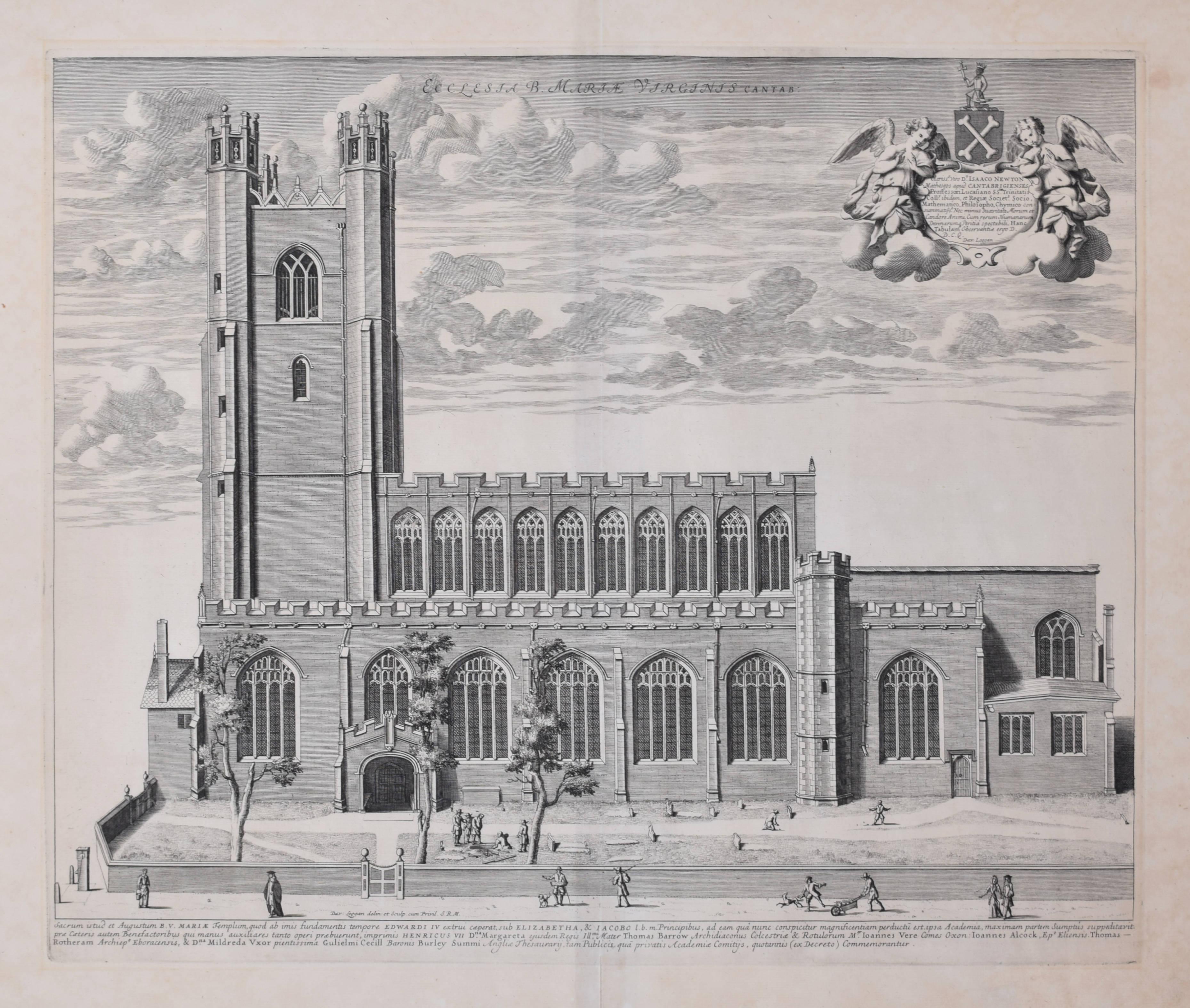 To see our other views of Oxford and Cambridge, scroll down to "More from this Seller" and below it click on "See all from this seller" - or send us a message if you cannot find the view you want.

David Loggan (1634 - 1692)
The Church of St Mary
