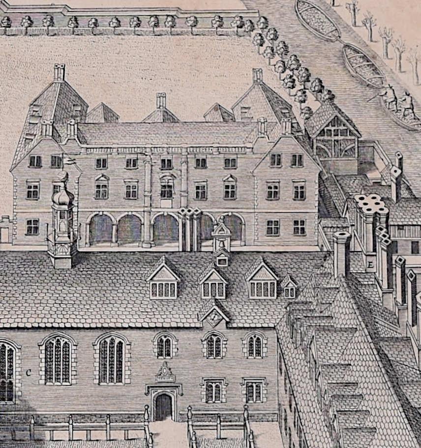 Magdalene College, Cambridge engraving by David Loggan For Sale 3