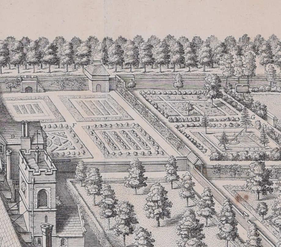 Queens' College, Cambridge, engraving by David Loggan For Sale 4