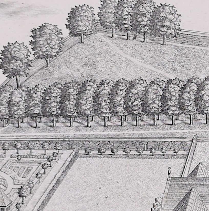 Sidney Sussex, Cambridge, engraving by David Loggan For Sale 4