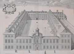 St Catharine's College, Cambridge David Loggan 1690 engraving