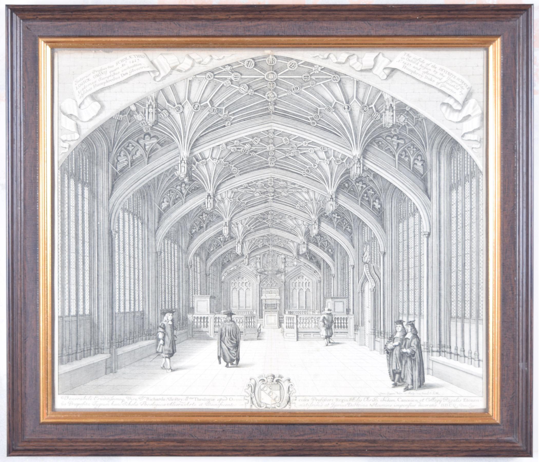 To see our other views of Oxford and Cambridge, scroll down to "More from this Seller" and below it click on "See all from this seller" - or send us a message if you cannot find the view you want.

David Loggan (1634 - 1692)
The Divinity School,