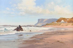 Painting of the Irish Sea Coastline by British Post-War & Contemporary Artist