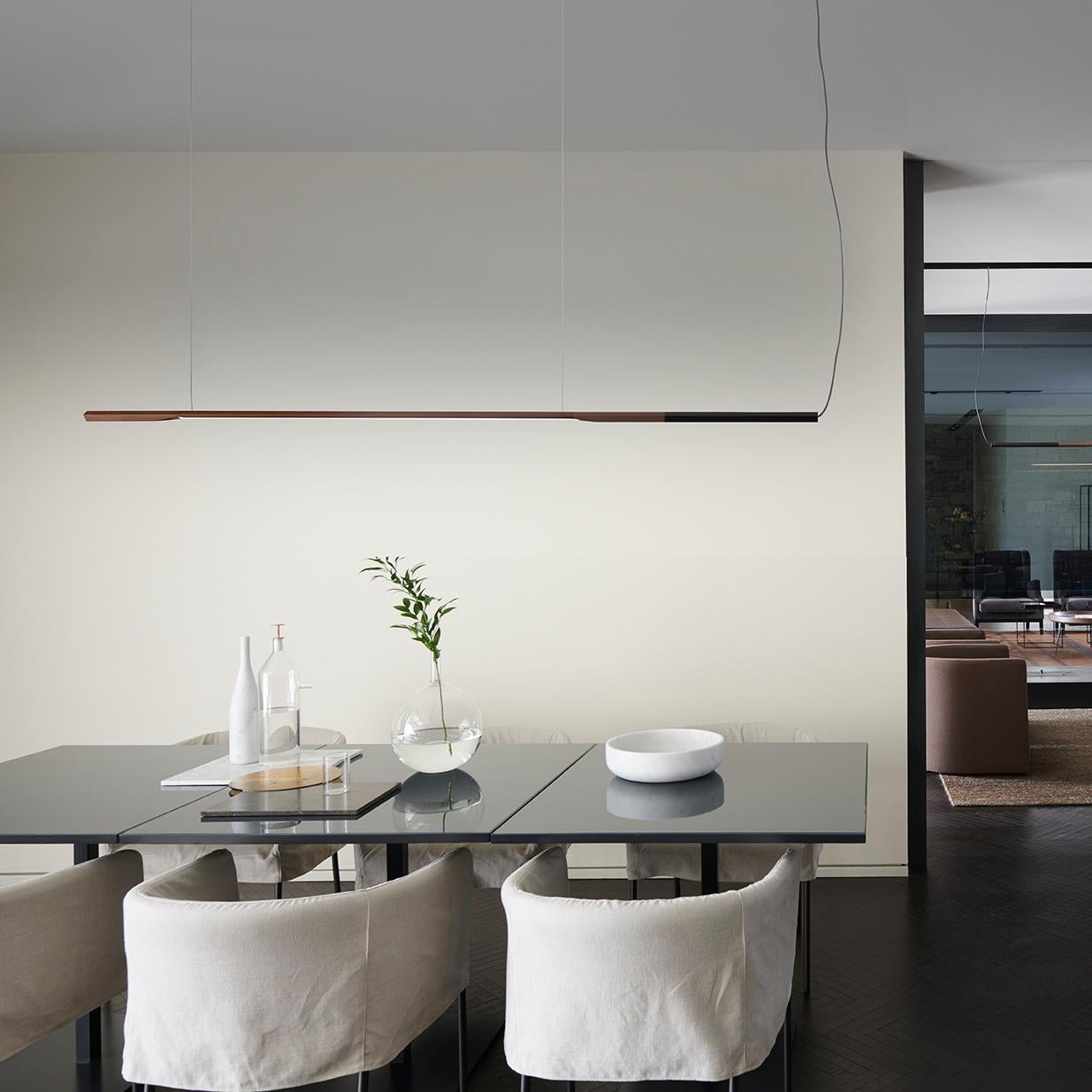 Mid-Century moderno David Lopez Quincoces Lampada a sospensione 'Ilo' di Oluce in vendita