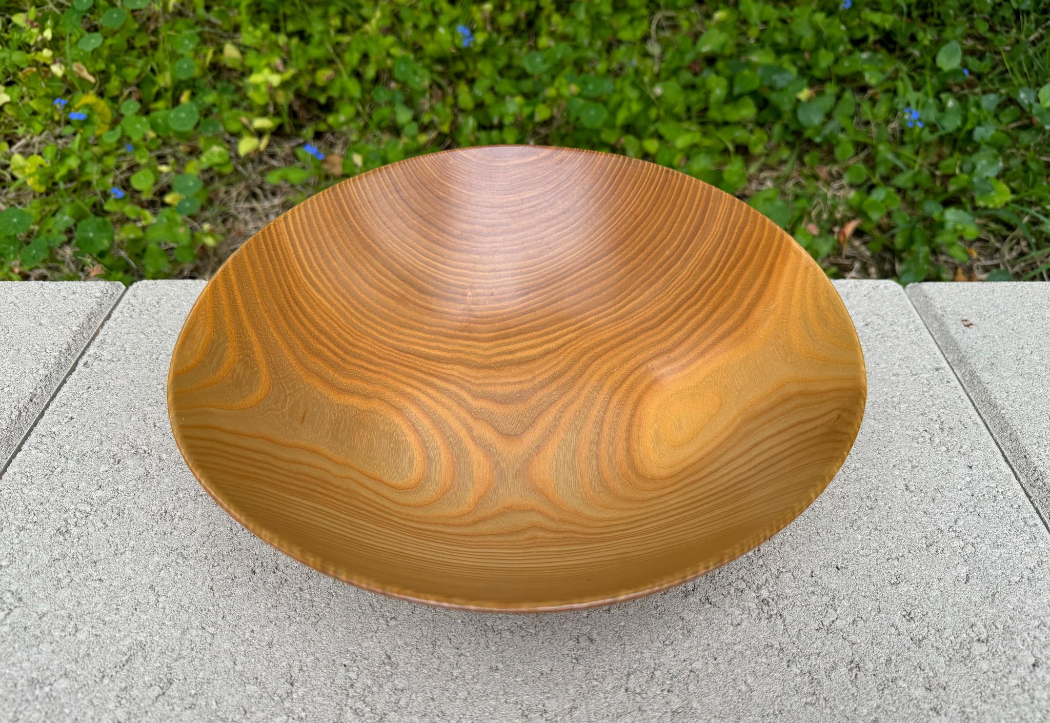 David Lory Woodworker Black Ash Studio Turned Decorative Bowl, 2009 5