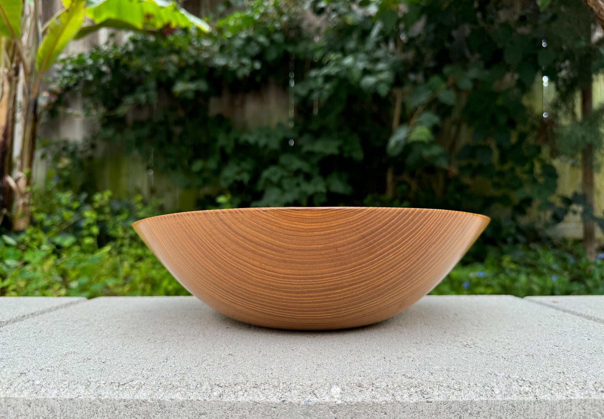 David Lory Woodworker Black Ash Studio Turned Decorative Bowl, 2009 7
