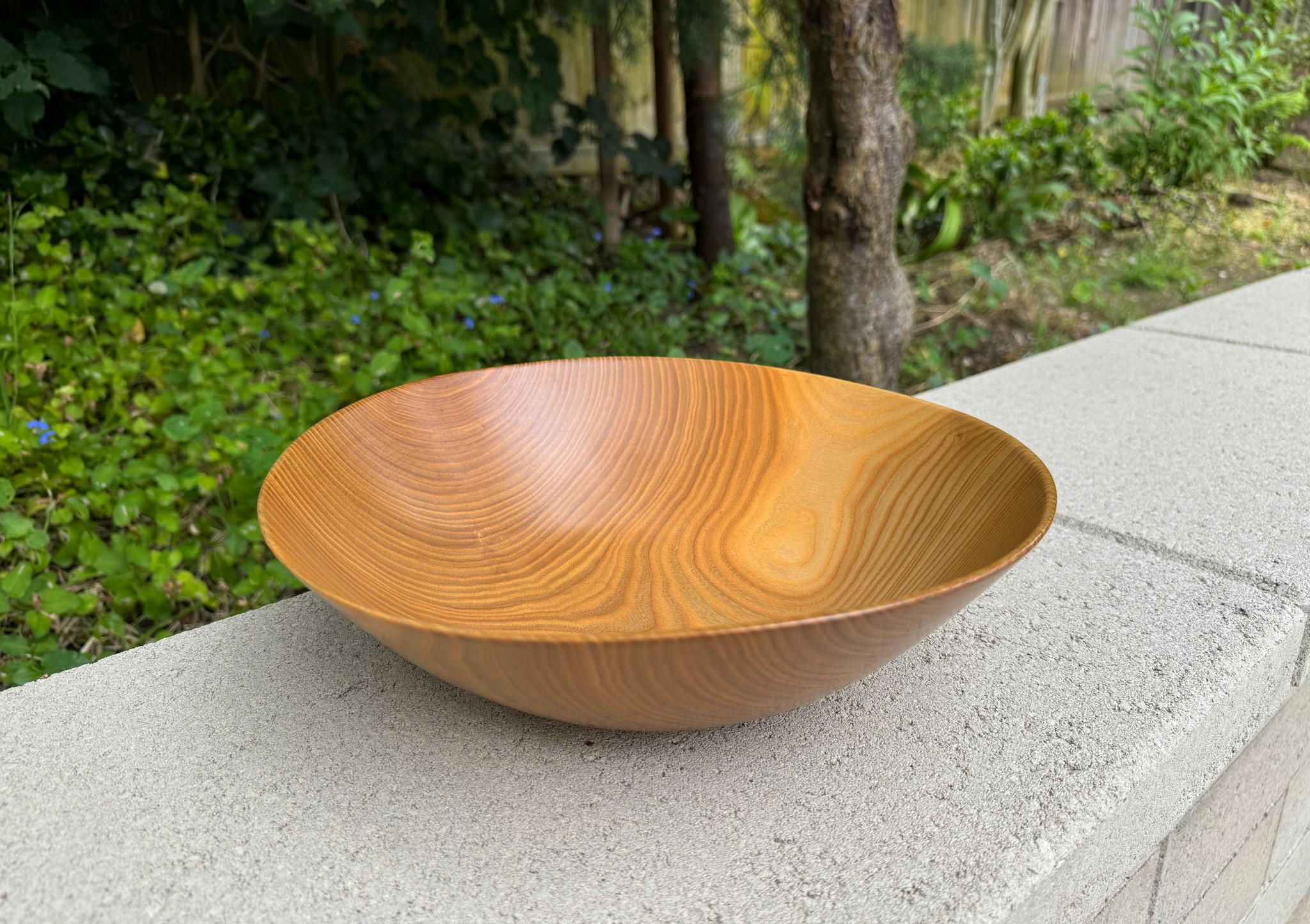 David Lory Woodworker Black Ash Studio Turned Decorative Bowl, 2009 8