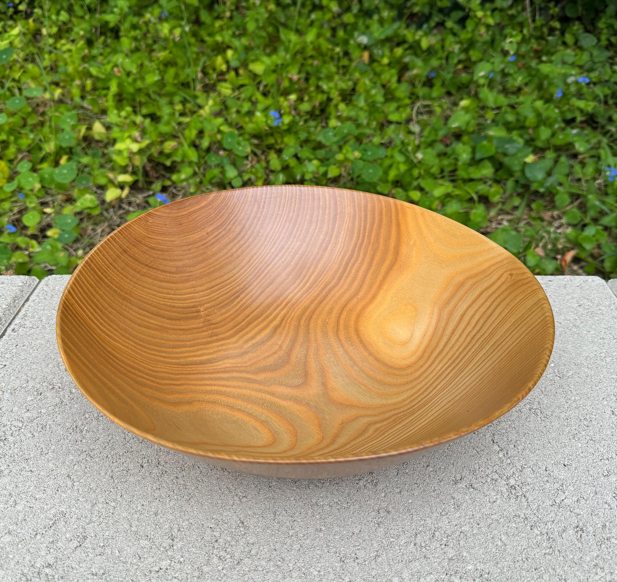 David Lory Woodworker Black Ash Studio Turned Decorative Bowl, 2009 13