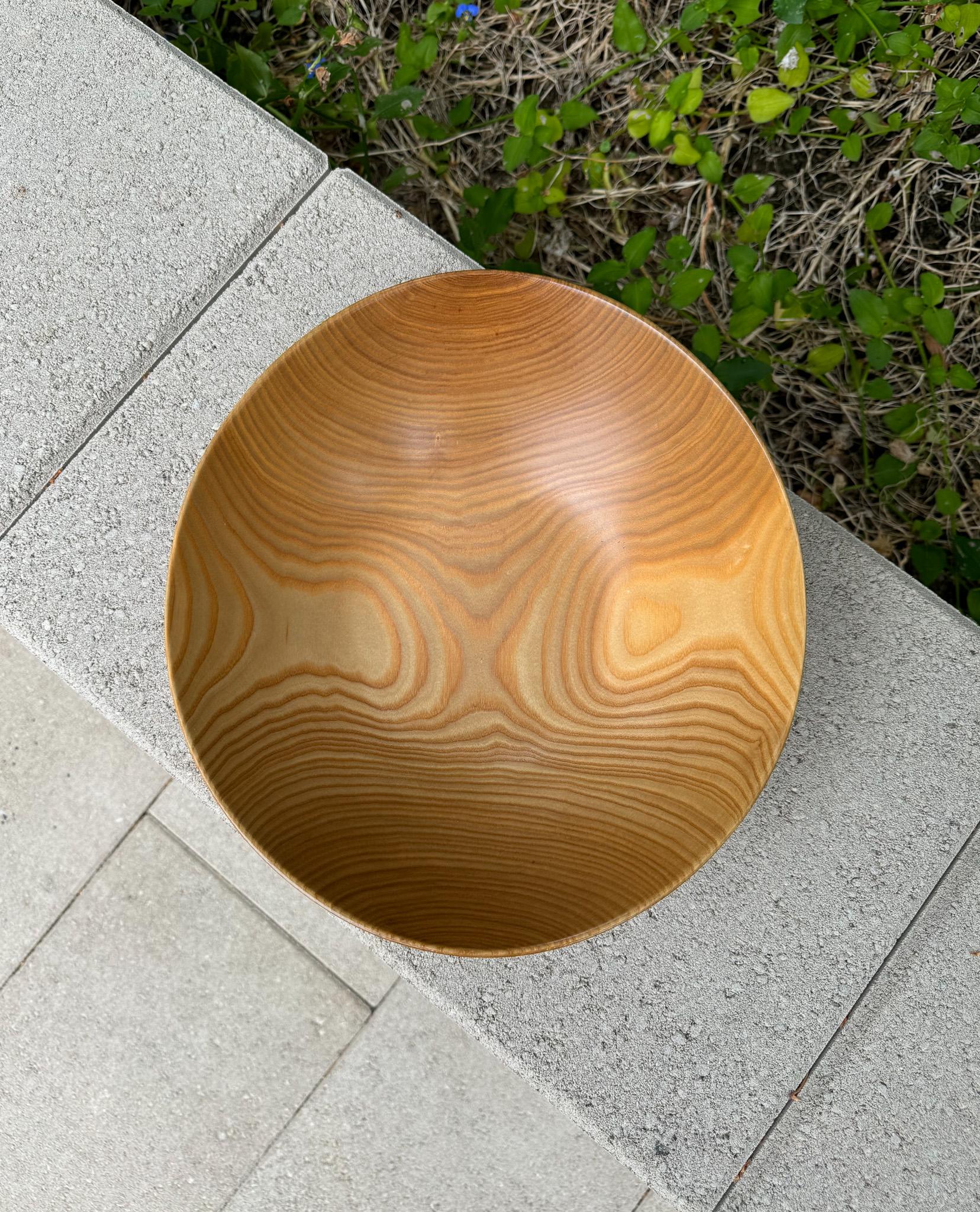David Lory Woodworker Black Ash Studio Turned Decorative Bowl, 2009 2