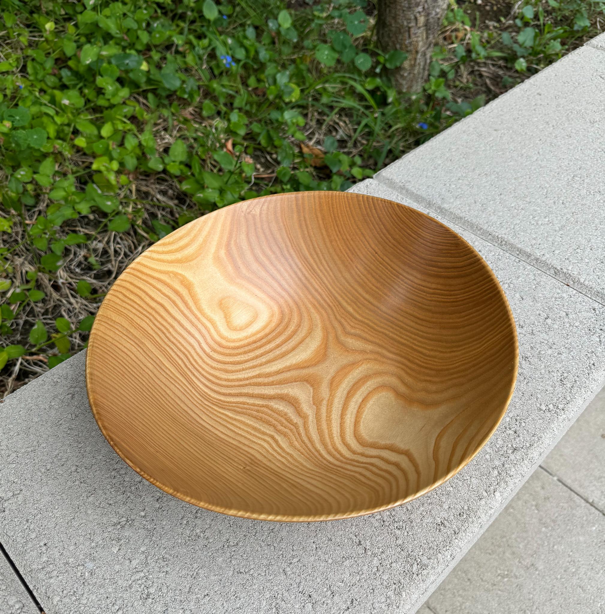 David Lory Woodworker Black Ash Studio Turned Decorative Bowl, 2009 3
