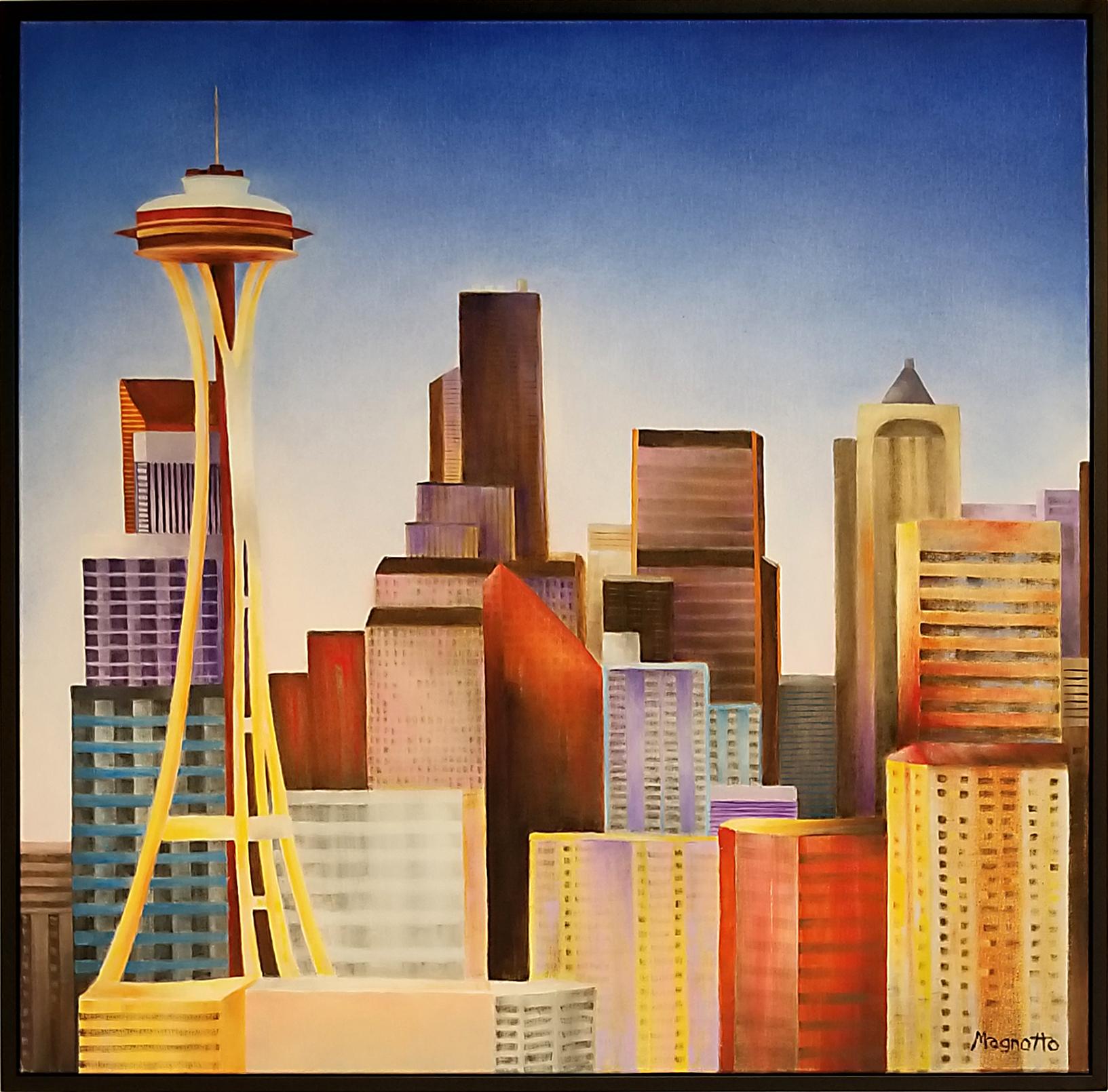 David Magnotto Abstract Painting - Seattle