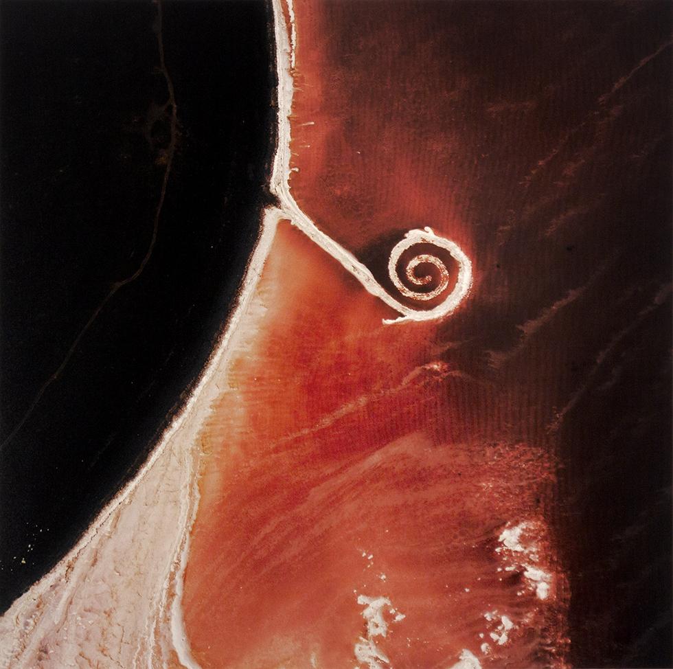 David Maisel Color Photograph - Terminal Mirage #251-5 (Robert Smithson's Spiral Jetty, 1970)
