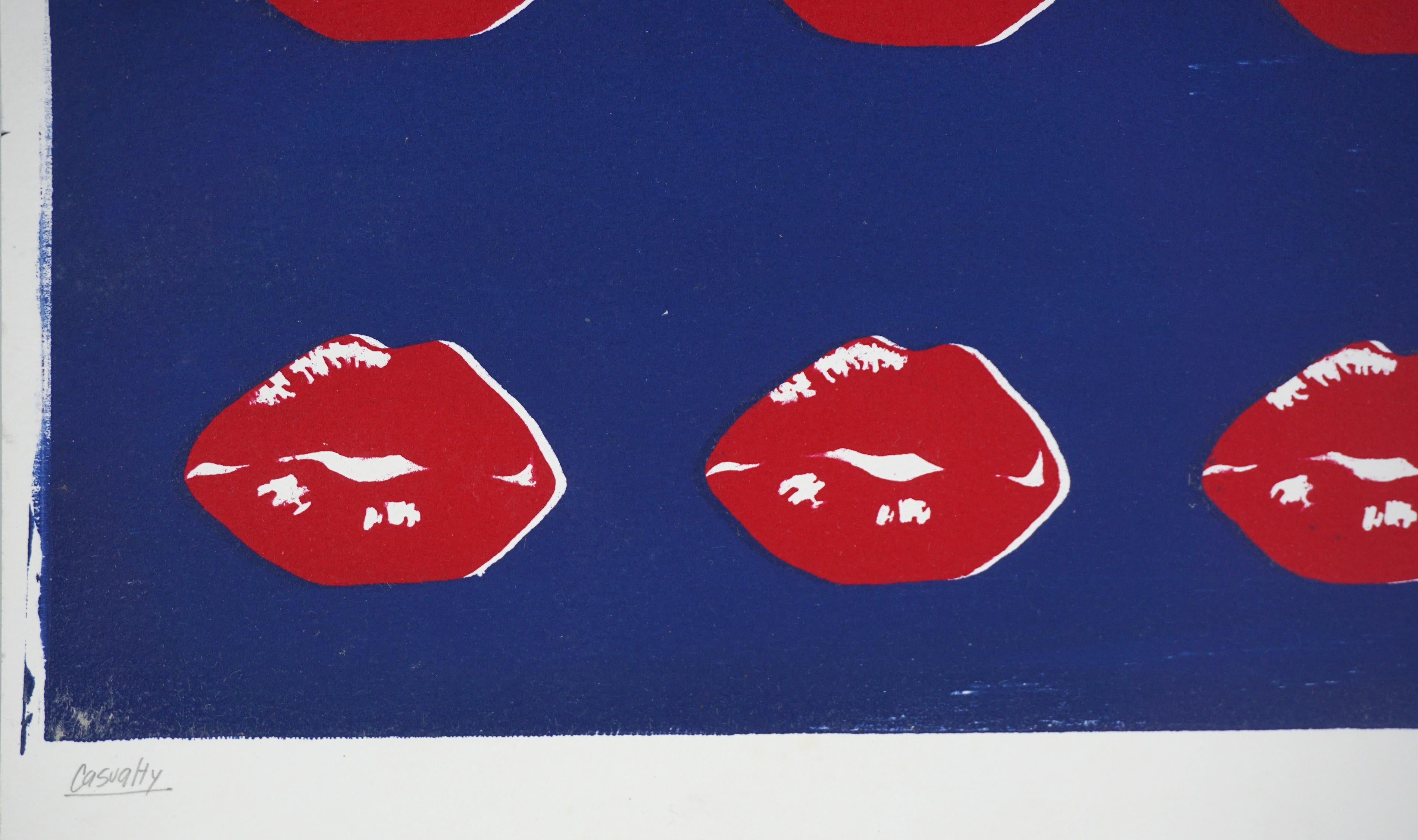 « Casualty » - Sérigraphie en soie d'Andy Warhol, hommage Pop Art 3/3 en vente 1