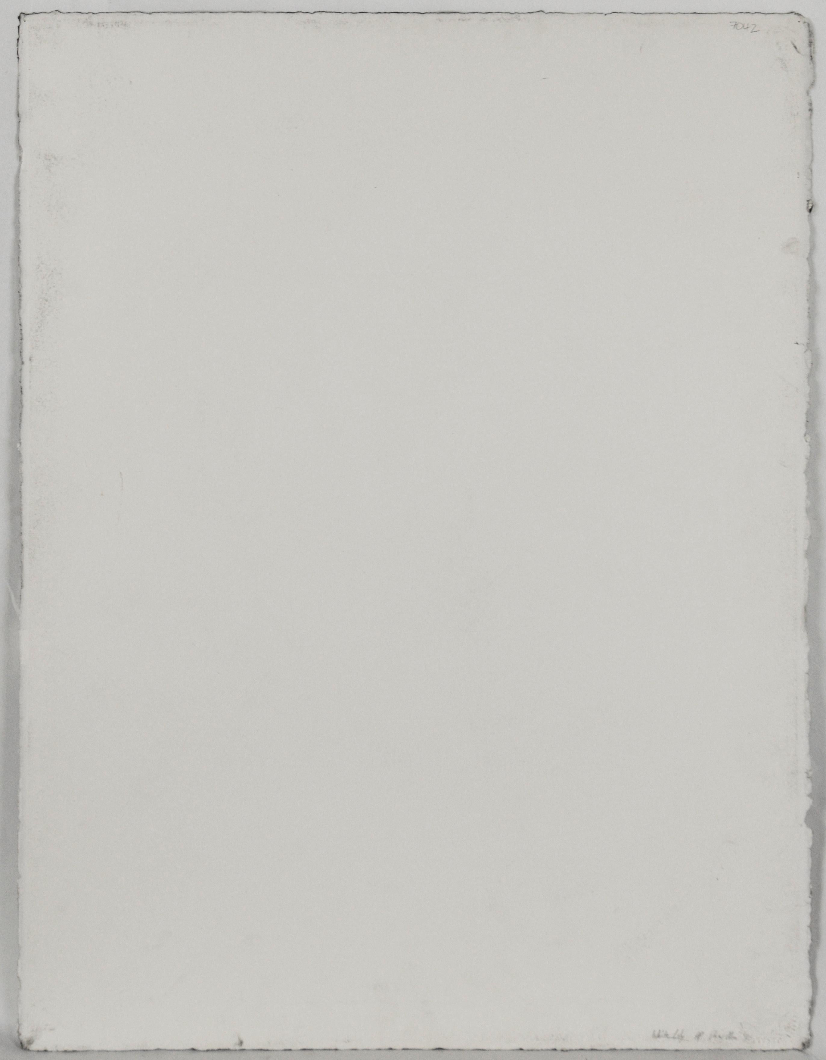 Lirio Blanco - Serigrafía Minimalista Pop Art en venta 4