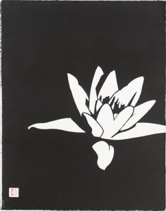 White Lily - Minimalist Pop Art Screenprint