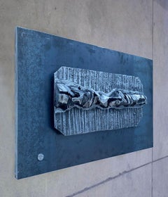 David Marshall Outdoor Abstract Modern Wall Sculpture Mural Aluminium Steel