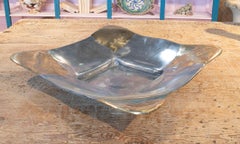 David Marshall, 1980, Designer Silvered Bronze Tray