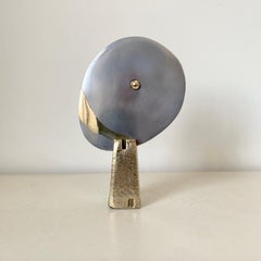 Scultura astratta in metallo di David Marshall, 1970 circa, Spagna.