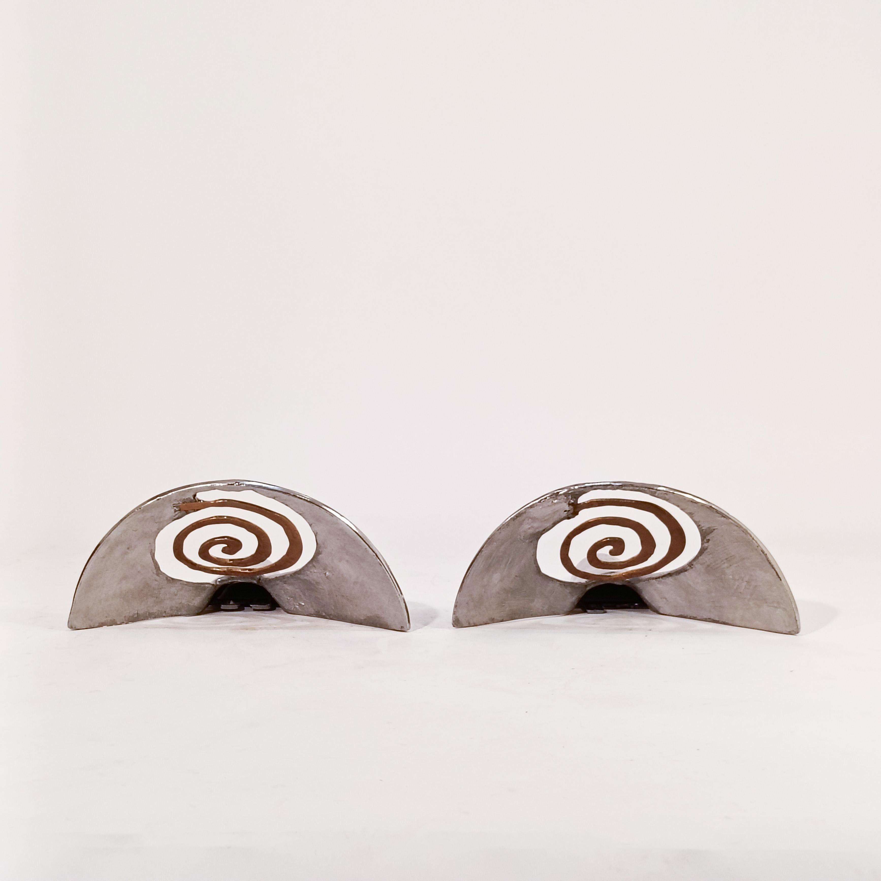 David Marshall. Brutalistische Wandskulpturen aus Aluminium und Messing, Spanien, 1970er Jahre im Angebot 3