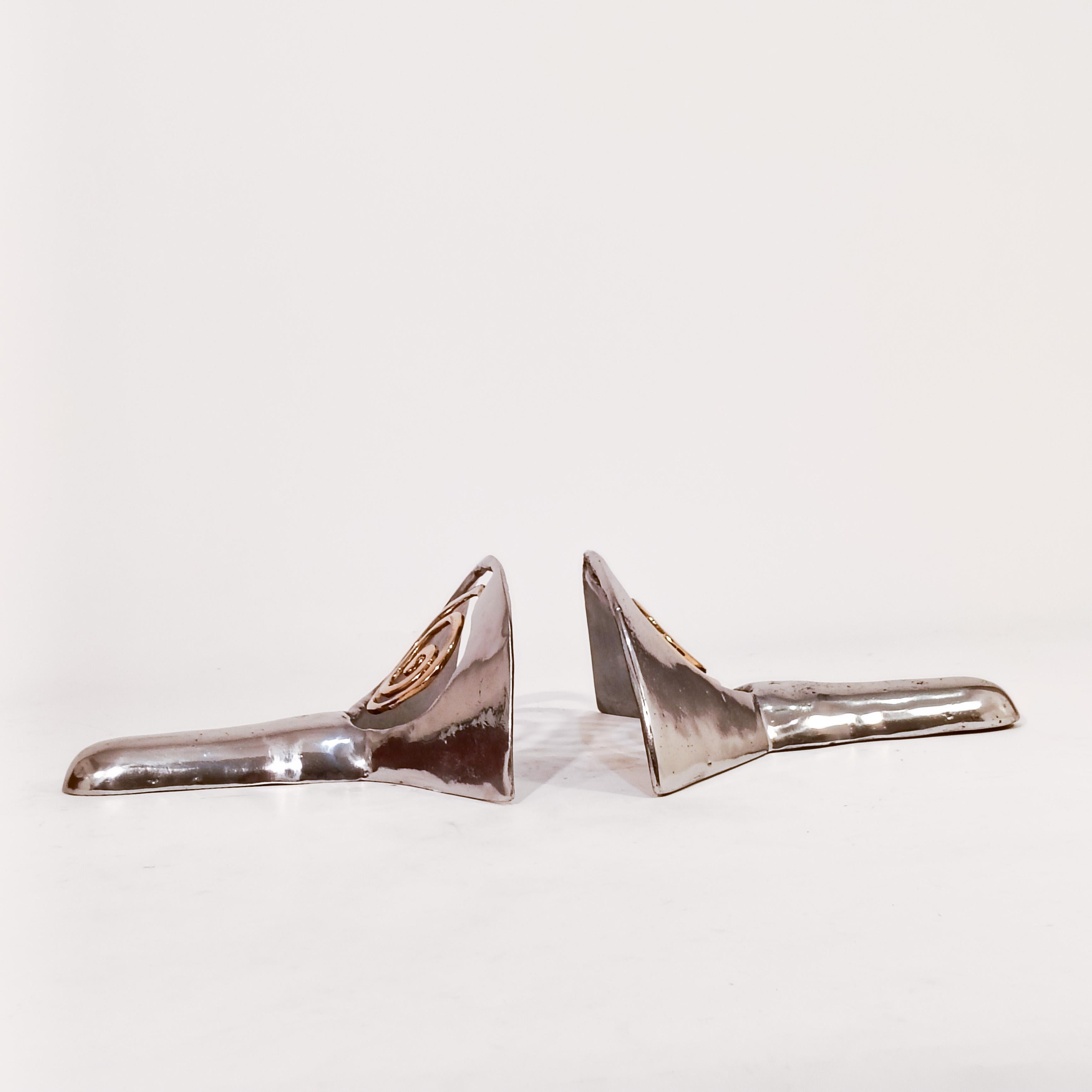 David Marshall. Brutalistische Wandskulpturen aus Aluminium und Messing, Spanien, 1970er Jahre im Zustand „Hervorragend“ im Angebot in SANT ADRIÀ DE BESÒS, ES