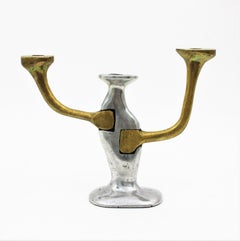 David Marshall Brutalist Candlestick, Spain, 1970s