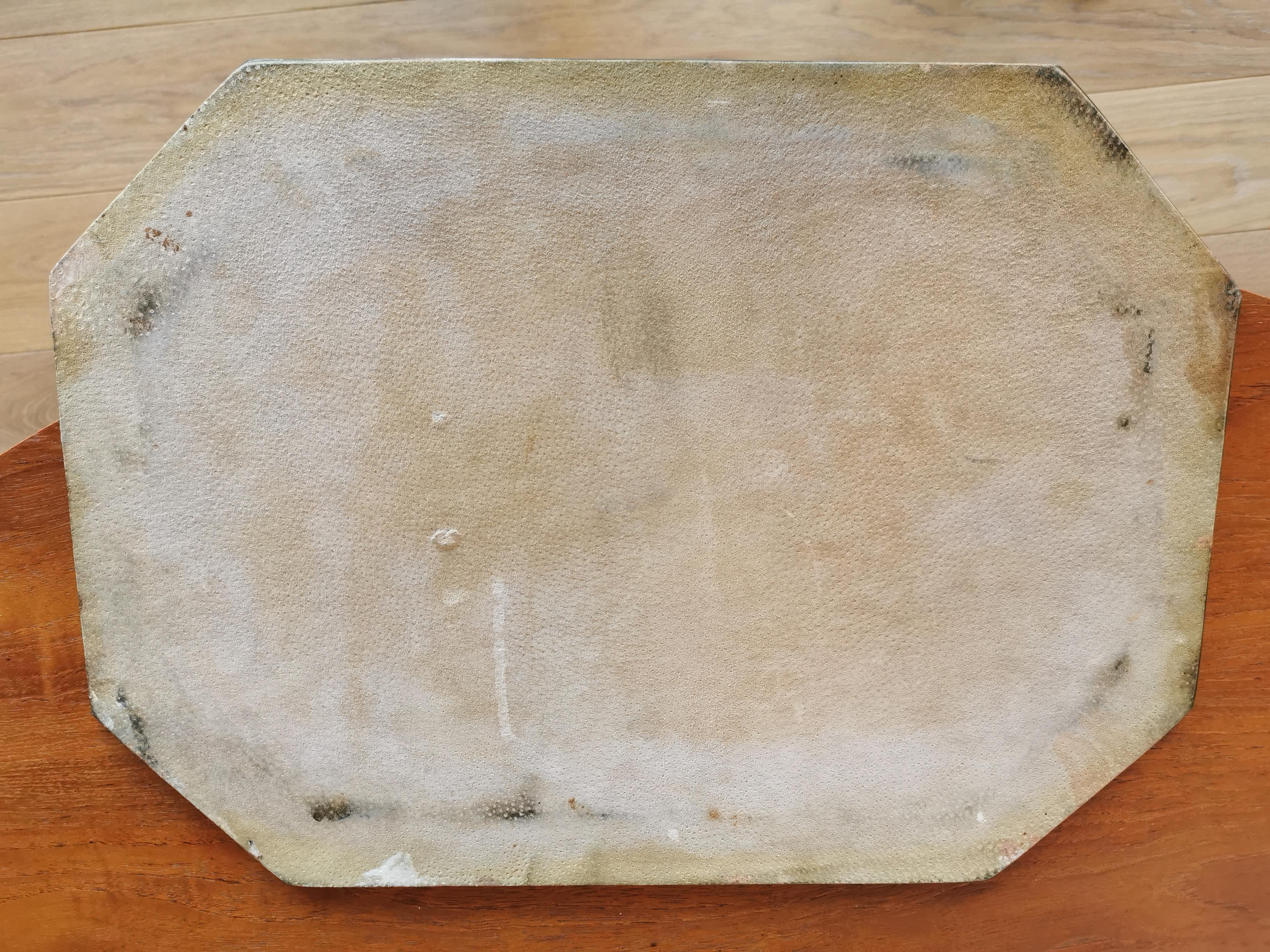 David Marshall Brutalist Cast Aluminum and Bronze Plates, Spain, Late 1970s 10