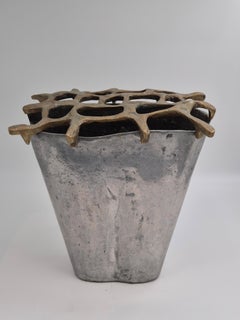 David Marshall, large decorative urn / vase, Brutalist-style, late 20th Century.
