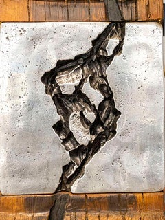 " DELTA FORCE " Scultura moderna contemporanea per esterni Wood Aluminium