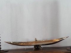 Sideboard „Obst der Erde“ aus gegossenem Messing, Tisch-Skulptur