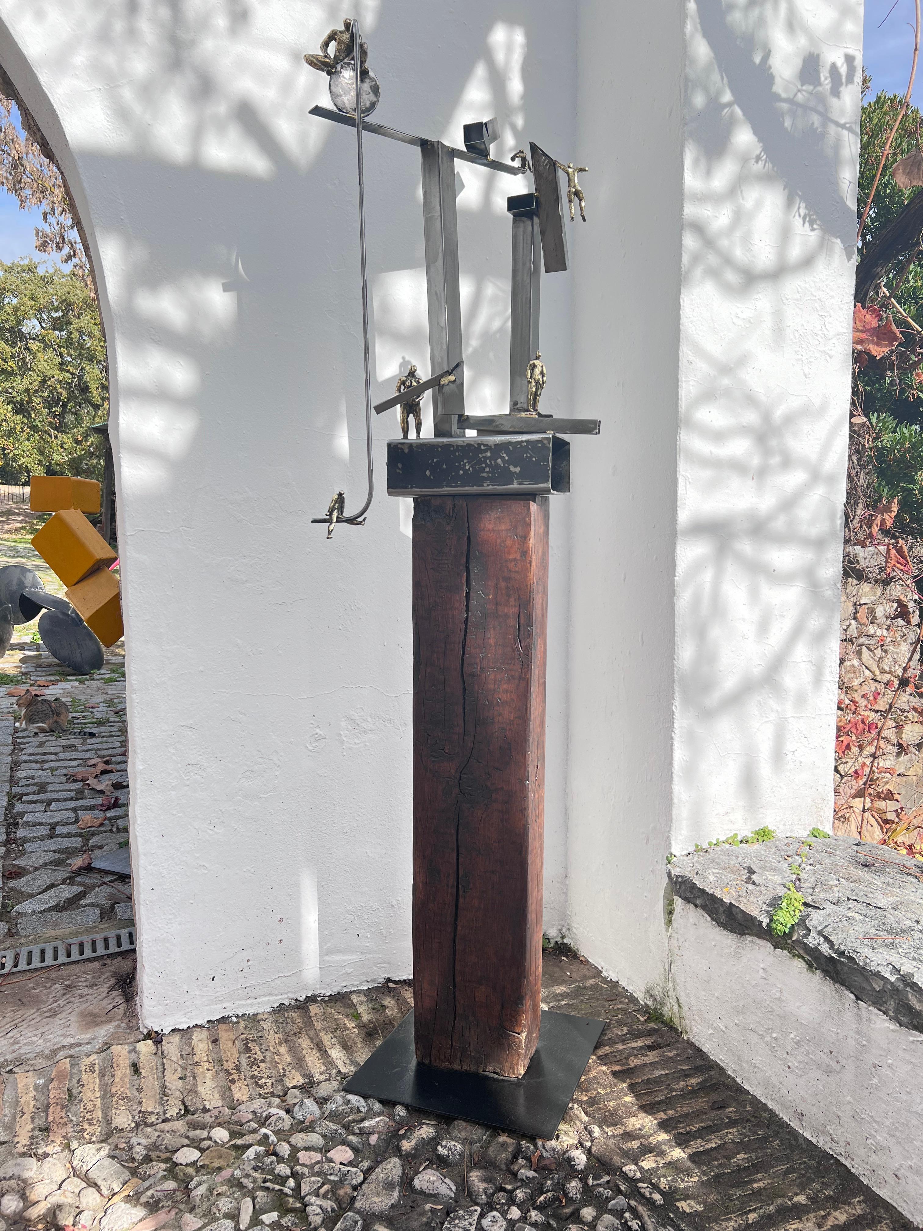 La sculpture moderne d'extérieur 