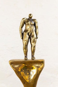 " Standing Man "  Limited Edition  Sand Cast Brass Outdoor Figurative