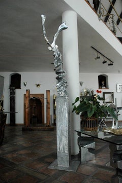  Abstrakte Skulptur " Ciervo " Aluminium, für Indoor und Garten