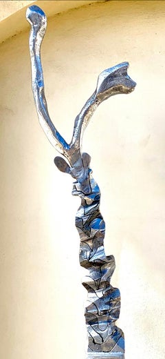 Contemporary Sculpture " Ciervo " Cast Aluminium Indoor Garden