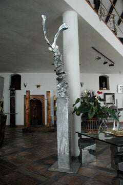 Escultura Contemporánea " Ciervo " Jardín Interior de Aluminio Fundido