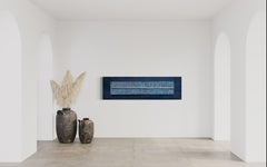 Abstrakte Skulptur „Fault Line“ aus Metall für die Wandmontage, Moderne Wandskulptur