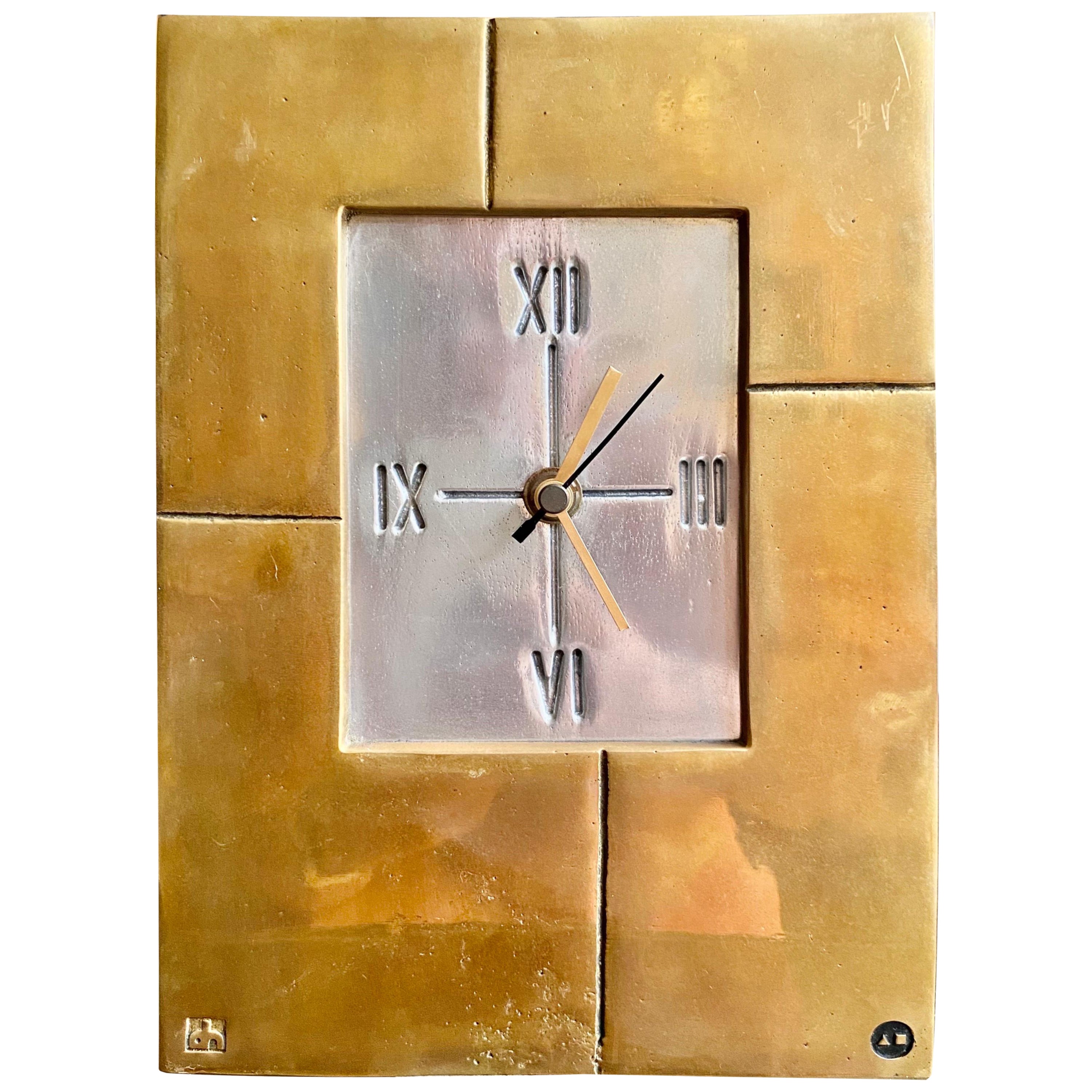David Marshall table clock large model, spain 1960