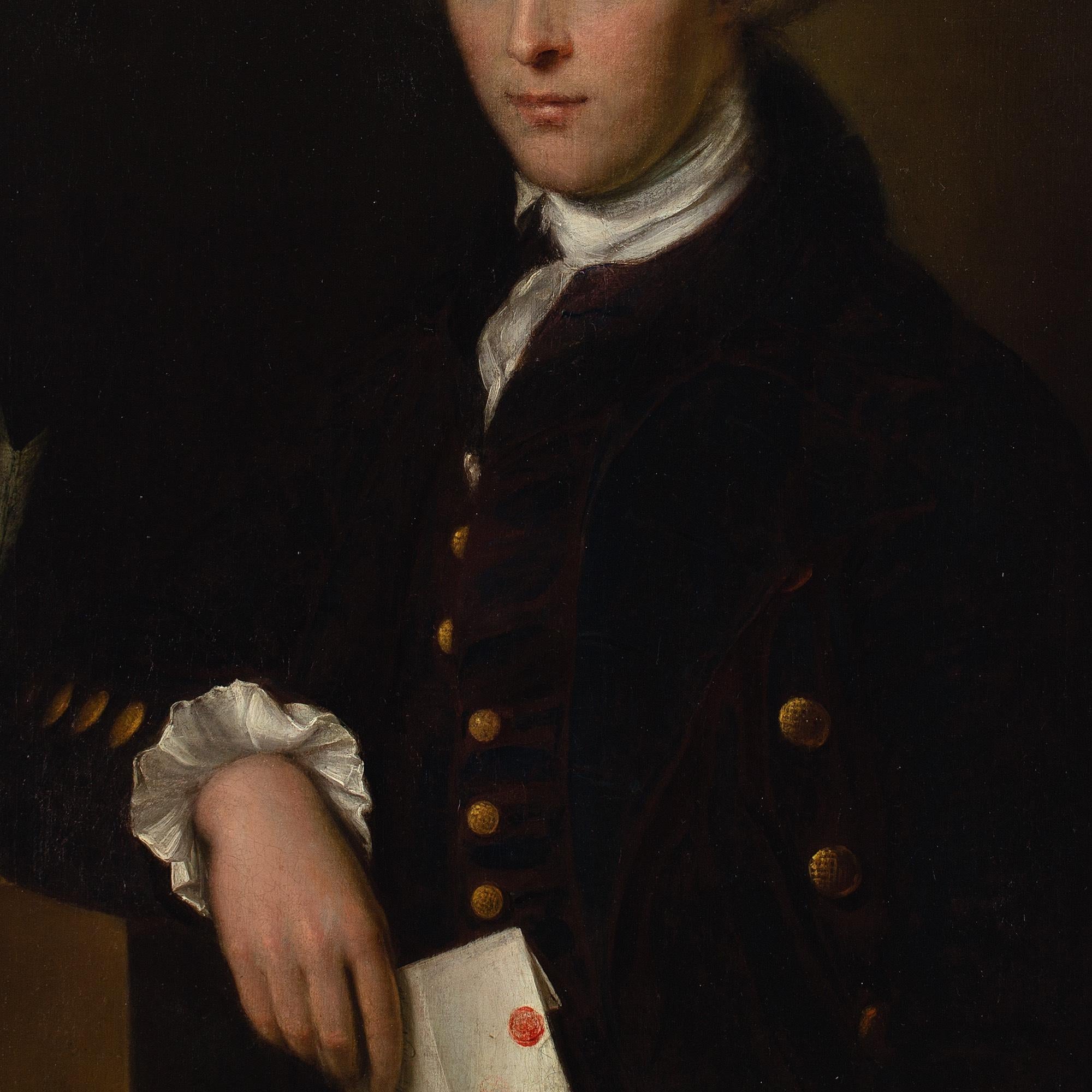 David Martin (Circle), Pair Of 18th-Century Companion Portraits, Oil Paintings 8