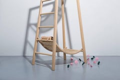 David Mazel Tov Sedia LifeGuard, Seduta d'ispirazione costiera in acero lavorata a mano