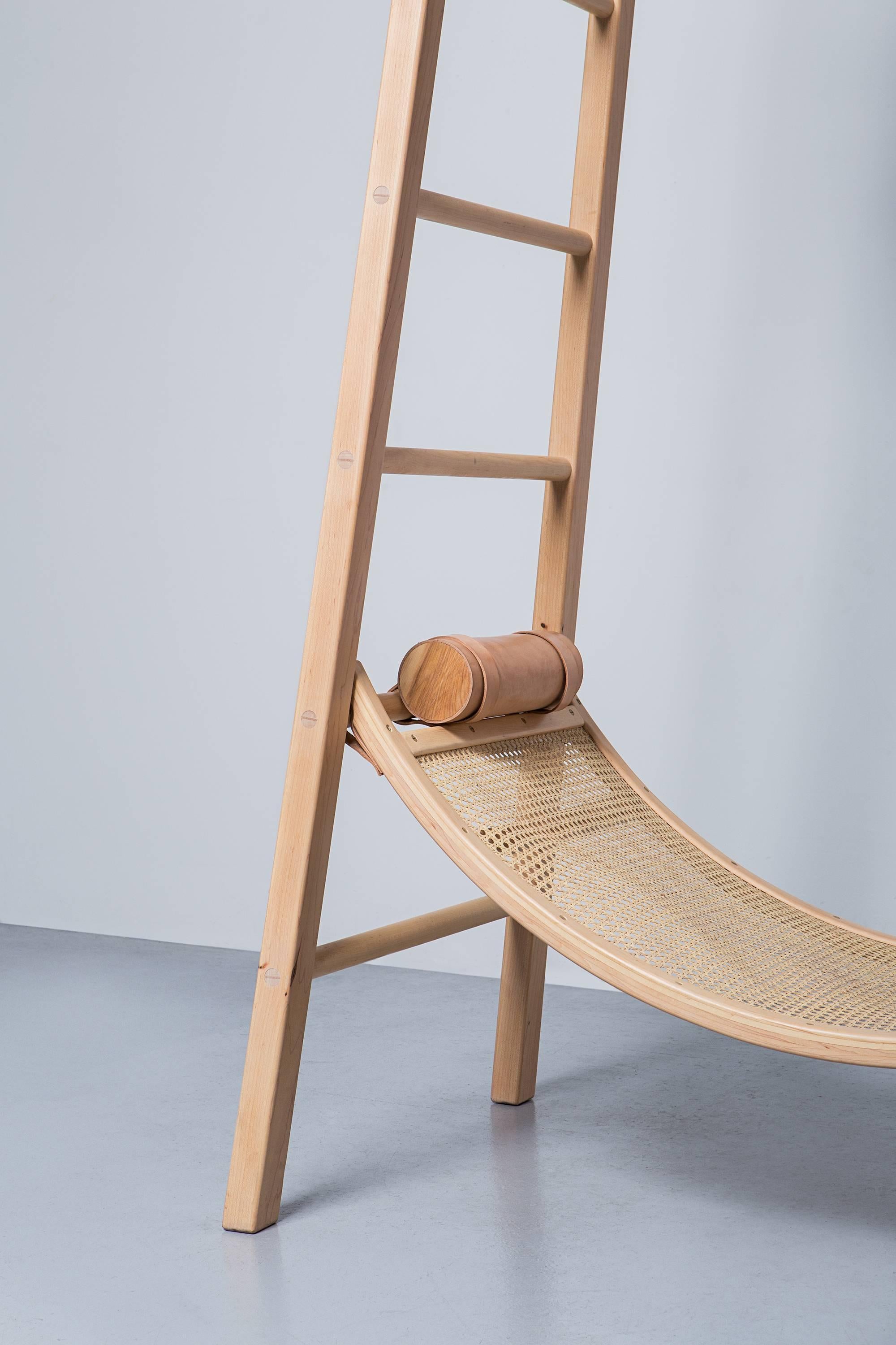 David Mazel Tov LifeGuard Stuhl, handgefertigter Ahornholz-Sessel mit Coastal Inspiration-Sitzmöbeln (Postmoderne) im Angebot