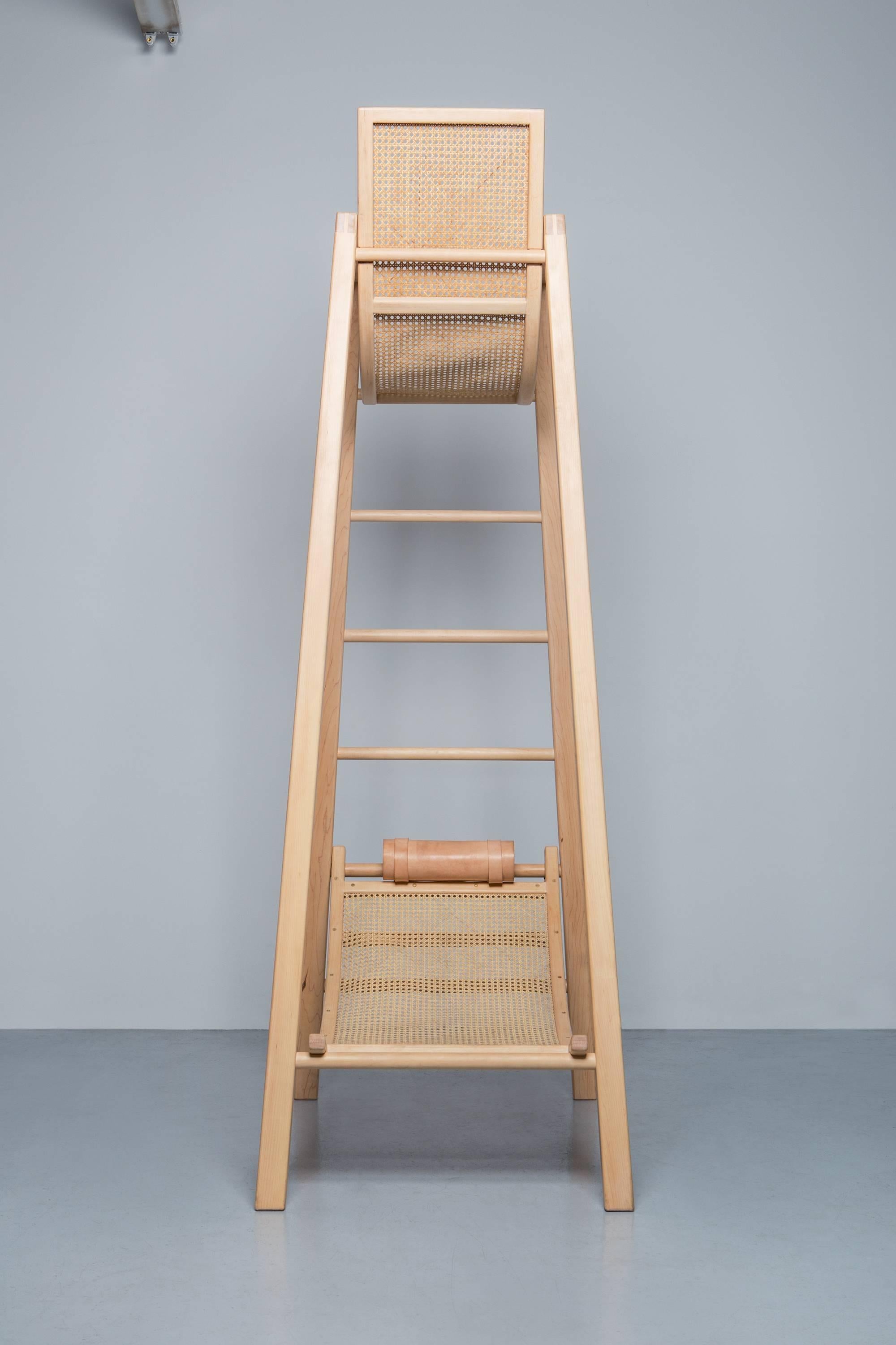 David Mazel Tov Silla Salvavidas, Asientos Artesanales de Arce Inspiración Costera Caña en venta