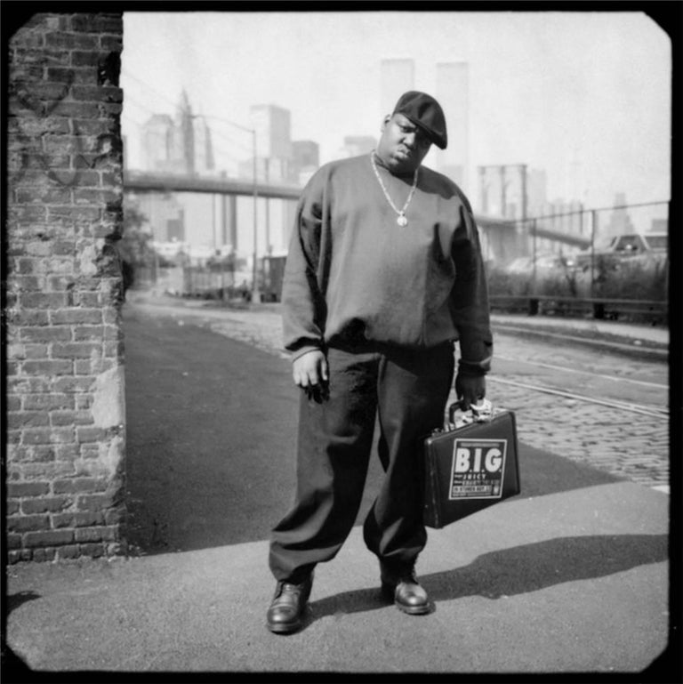David McIntyre Black and White Photograph - The Notorious B.I.G. (Biggie Smalls)