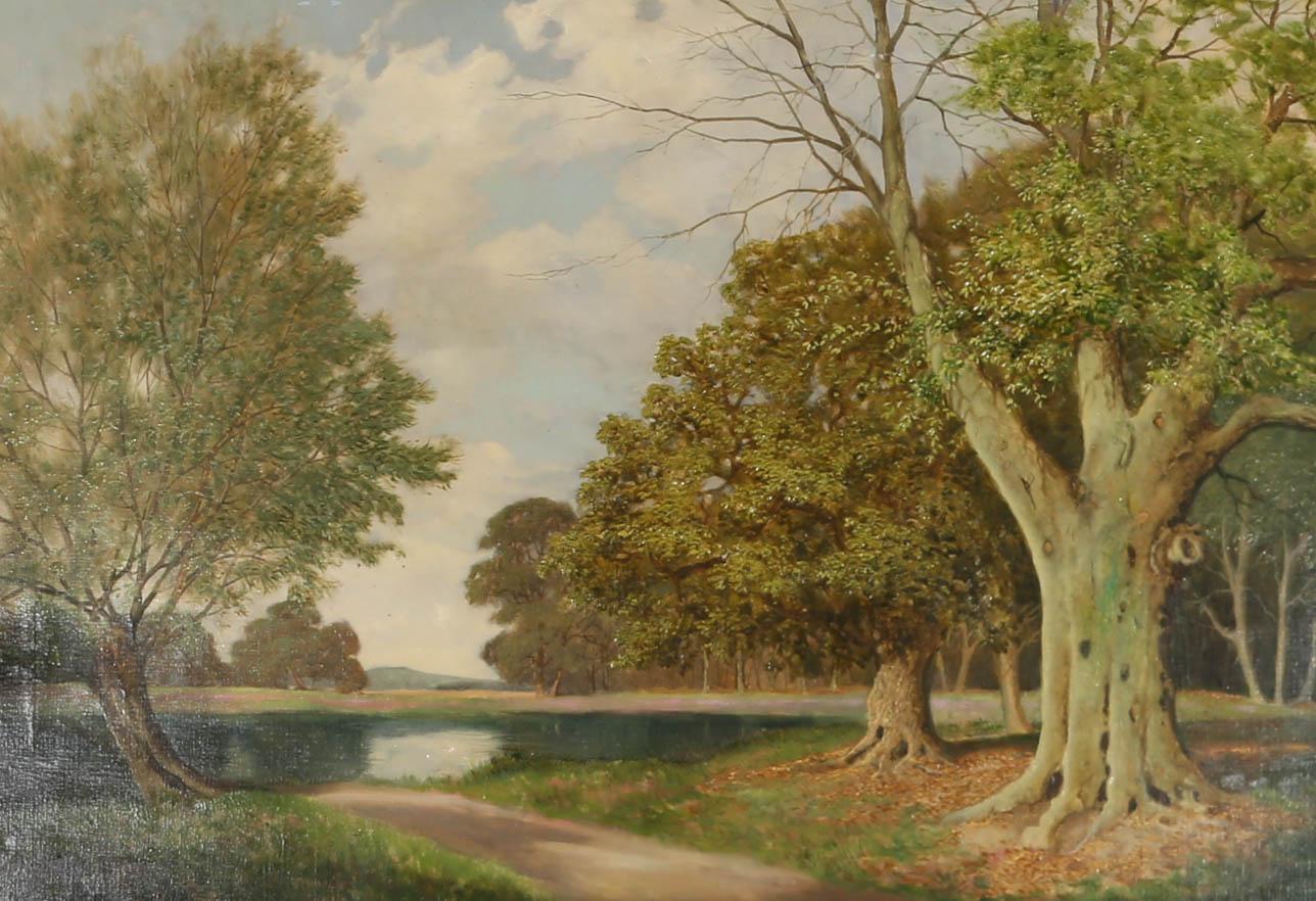 David Mead David Mead (19061986) Framed Mid 20th Century Oil