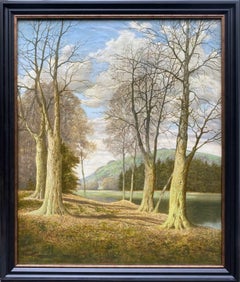 Landschaft bei Arundel", Öl auf Leinwand von Claughton Pellew