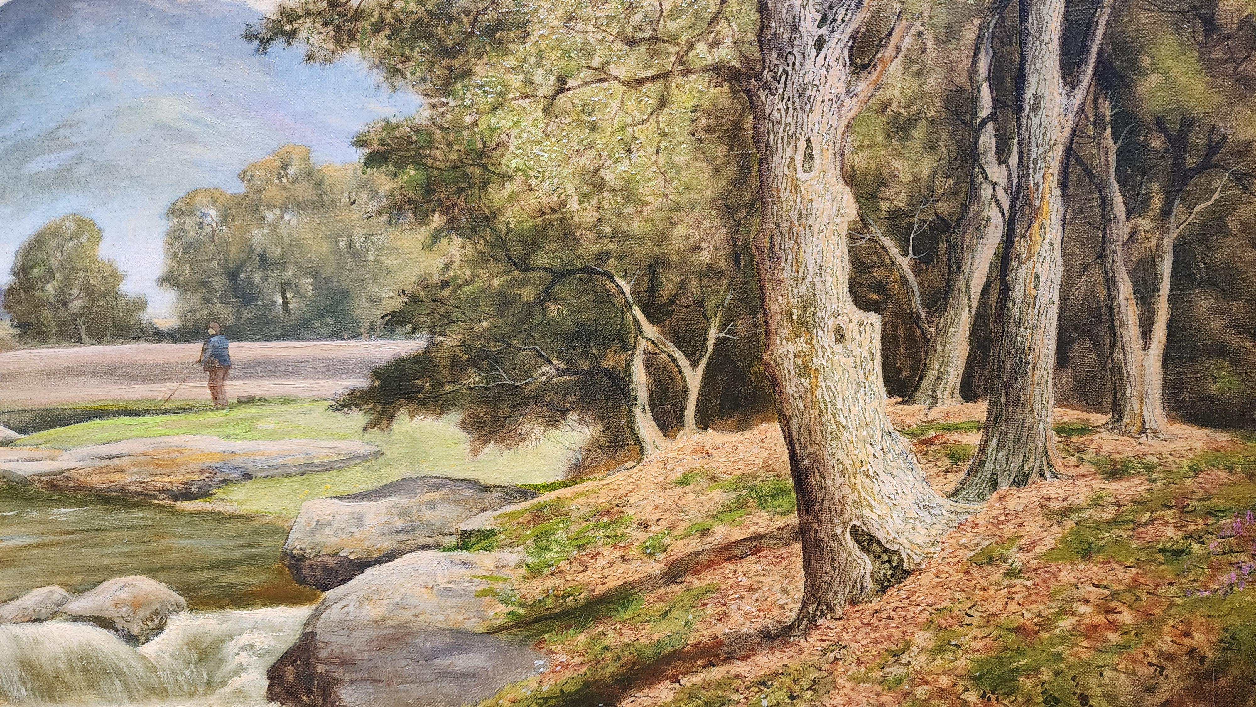 Der Obere Llugwy, Nordwales, Britische Landschaft – Painting von David Mead
